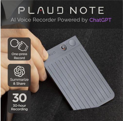 Productafbeelding Plaud Opmerking AI-Recorder GOL (64 GB)