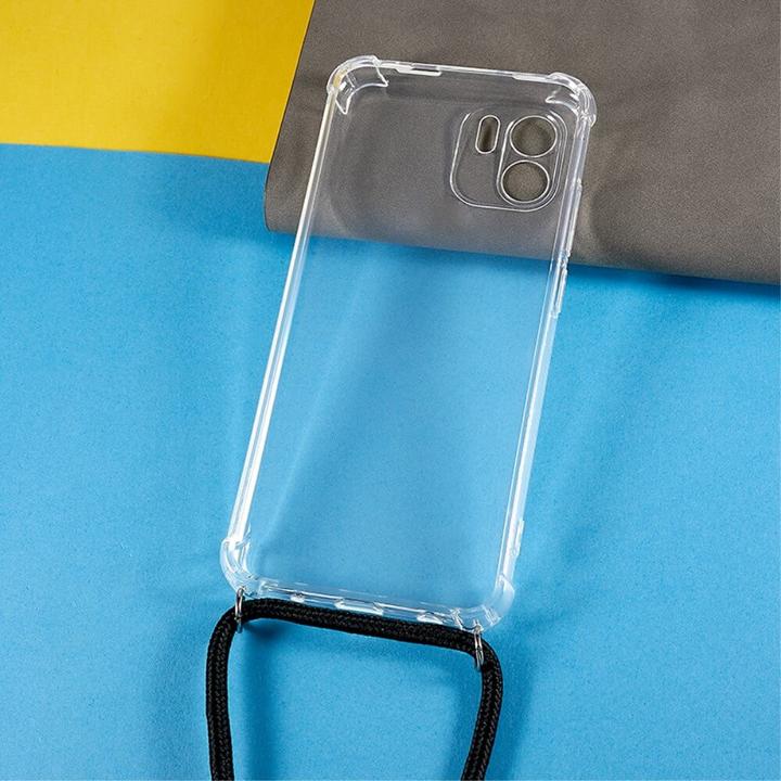 Actual product image Cover-Discount Xiaomi Redmi A2 / A1 - Case with lanyard transparent (Xiaomi Redmi A2, KXD A1)