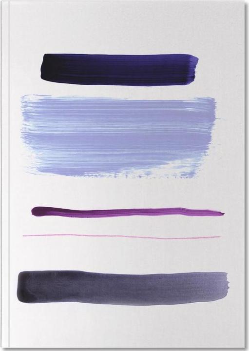 Actual product image Juniqe Abstract Purple (A4, Plain, Hardcover)