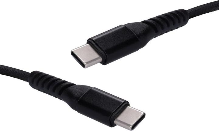 Produktbild Mobiparts USB-C to USB-C Magnetic Braided Cable 1m Black (1 m, 60 W)