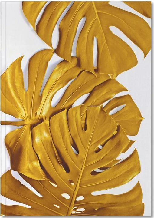 Immagine prodotto Juniqe Monstera Gold - Foglie & Piante (A4, Righe, Copertina rigida)