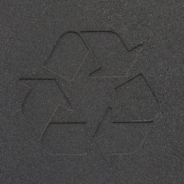 Produktbild ReinigungsBerater Mülltrennsystem BrickBin Papier Behälter grau blau 65 L integrierte Beutelhalterung, aus recyceltem (65 l)