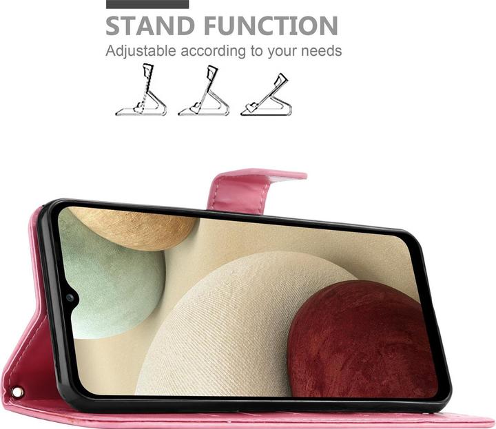 Image du produit Cadorabo Couverture du livre de fleurs (Samsung Galaxy A12)