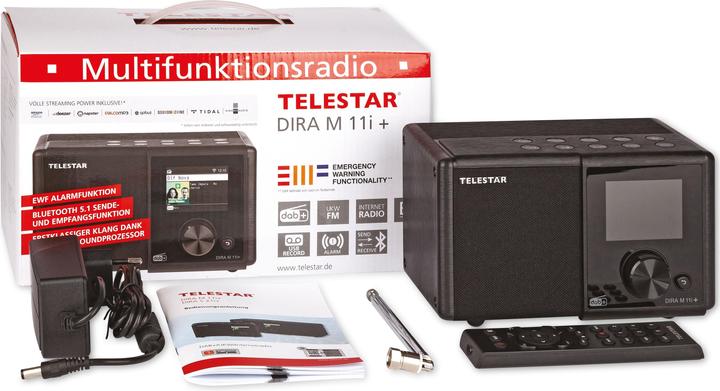 Produktbild Telestar Dira M 11i + (DAB+, UKW, FM, Internetradio, WLAN, Bluetooth)