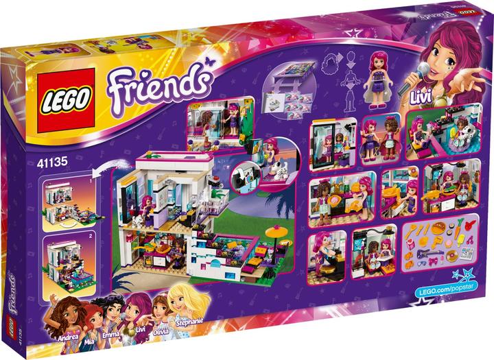 Produktbild LEGO Livis Popstar-Villa (41135, LEGO Friends)