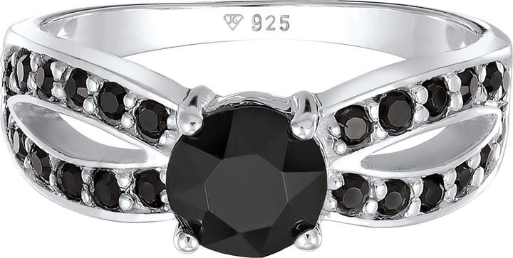 Immagine prodotto Elli Anello Solitario Cristallo Glamour Argento 925 (54, 925 Argento)