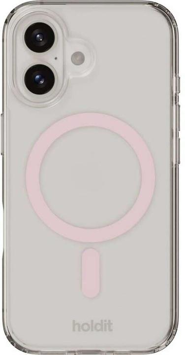 Immagine prodotto Holdit Custodia MagSafe per iPhone 16 rosa/trasparente (Apple iPhone 16)
