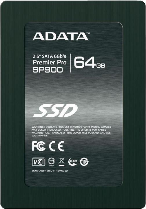 Actual product image Adata Premier Pro SP900 64GB (64 GB, 2.5")