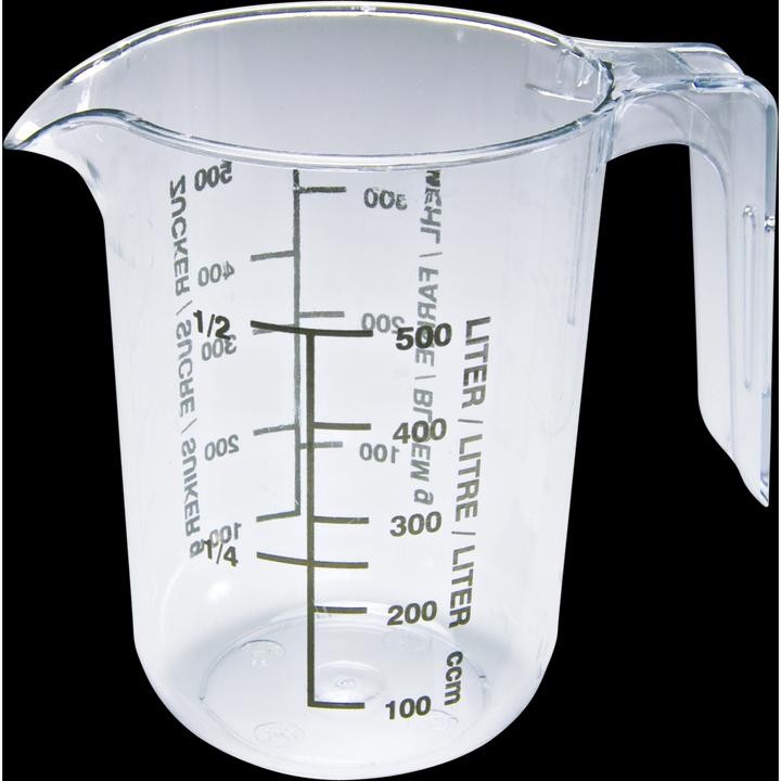 Städter Messkanne Kunststoff Glasklar (500 ml)