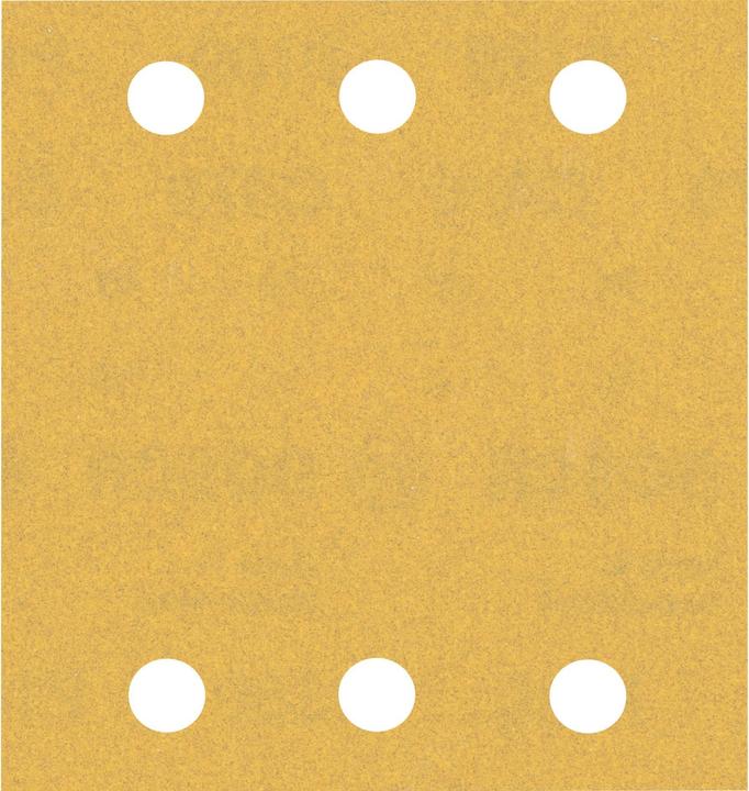Bosch Professional Zubehör EXPERT C470 Schleifpapier mit 6 Löchern für Schwingschleifer, 115 x 107 mm, G 180, 10-tlg. (180)