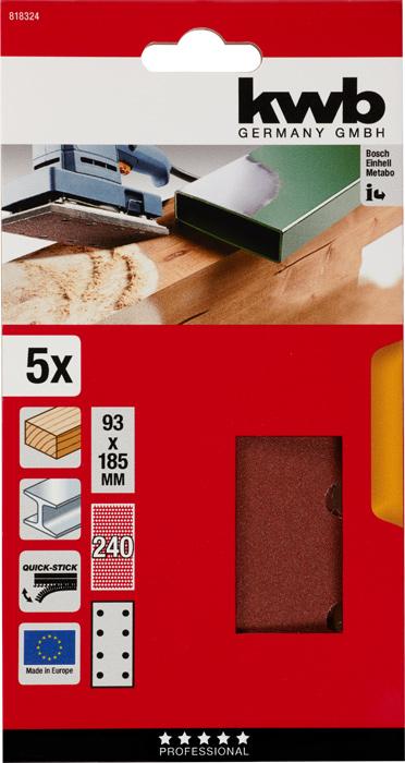 Produktbild kwb Quick-Stick Schleifstreifen (240)