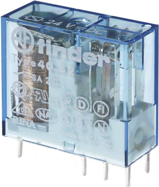 Image du produit Finder Relais pour circuit imprimé 12 V/DC 8 A 2 inverseurs 40.52.9.012.0000 1 pc.