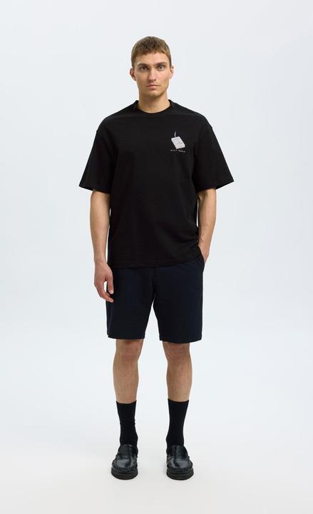Actual product image Selected Homme Print T-Shirt mit Rundhalsausschnitt (L)