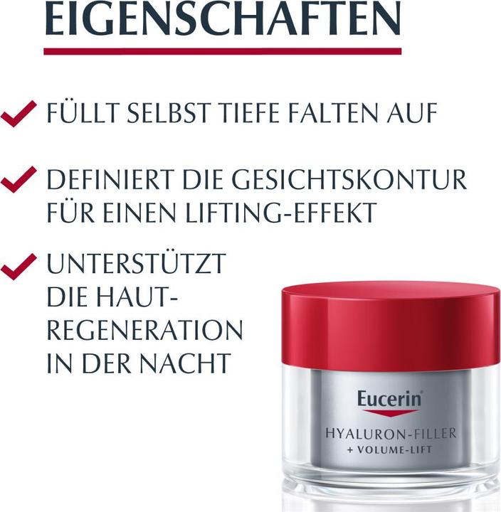 Image du produit Eucerin HYALURON-FILLER + VOLUME-LIFT Soin de nuit (50 ml)