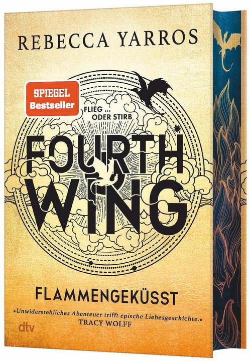 Produktbild Fourth Wing – Flammengeküsst (Deutsch, Melanie Korte, Michaela Kolodziejcok, Rebecca Yarros, 2023)