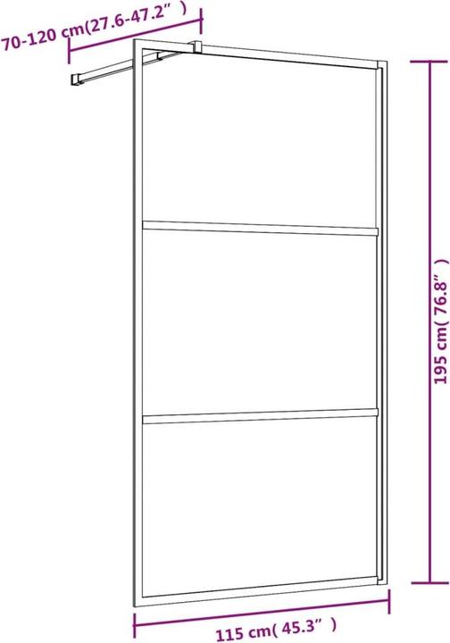 Produktbild VidaXL Cos (115 cm, 115 cm, 195 cm)