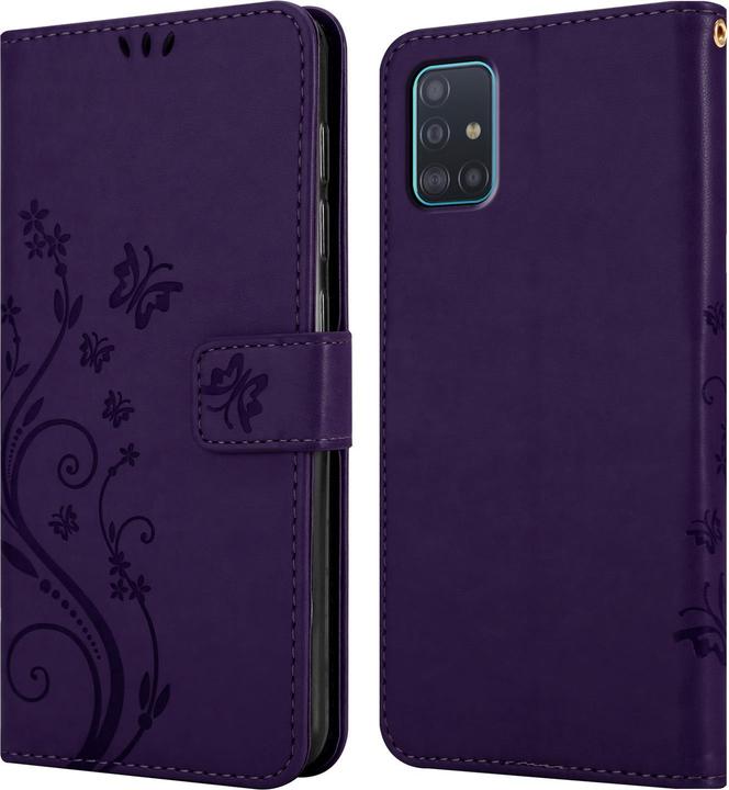 Image du produit Cadorabo Couverture du livre de fleurs (Samsung Galaxy A51 5G)