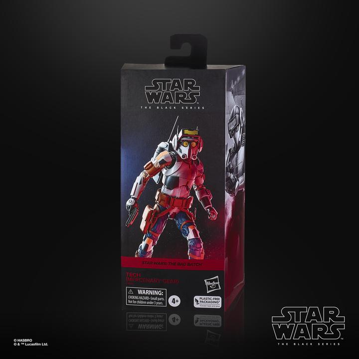 Produktbild Hasbro Star Wars: The Bad Batch Black Series figurine Tech (Mercenary Gear) 15 cm