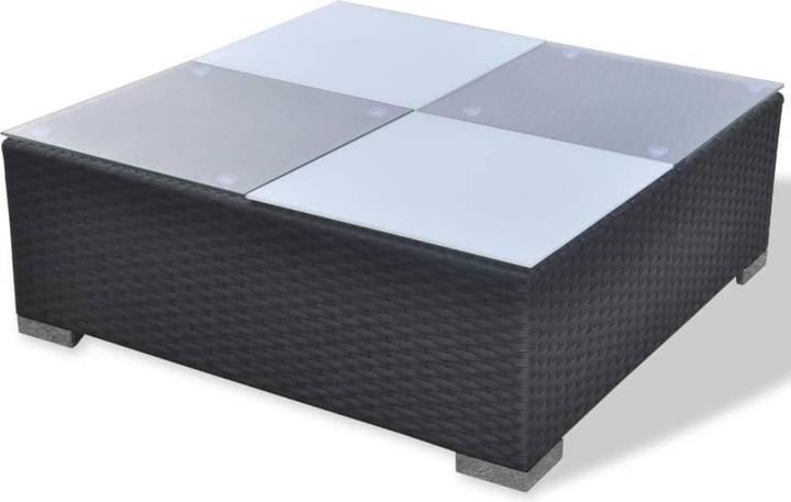 Produktbild VidaXL 5-tlg. Garten-Lounge-Set mit Kissen Poly Rattan