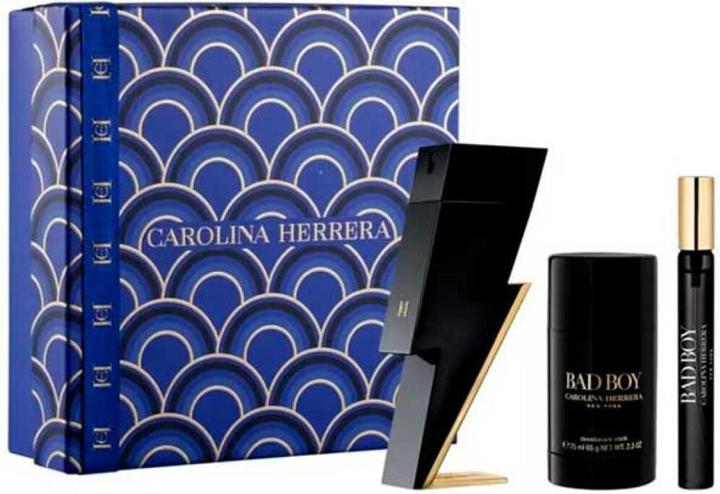 Carolina Herrera BAD BOY LOT 3 Stück (Eau de Toilette, 100 ml)