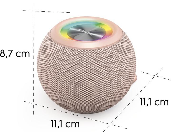 Image du produit Hama Enceinte en forme de balle (10 h, Alimentation via port USB)