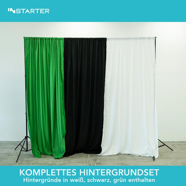 Immagine prodotto Wiltec Sistema di sfondo Instarter 155 - 305 cm (305 cm, 280 cm)