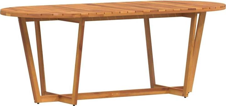 Produktbild VidaXL Garten-Esstisch Oval 200x90x75 cm Massivholz Akazie (200 cm)