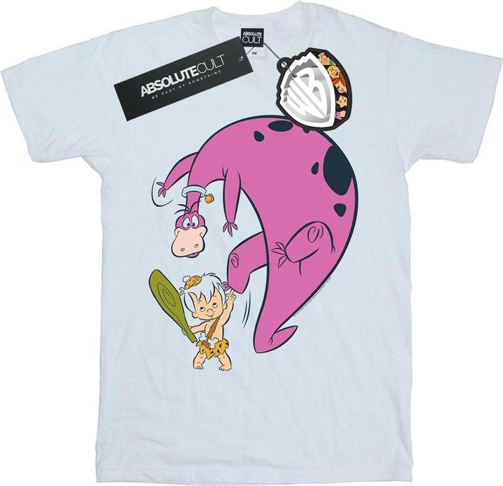 The Flintstones Bamm Bamm And Dino TShirt (XXL)