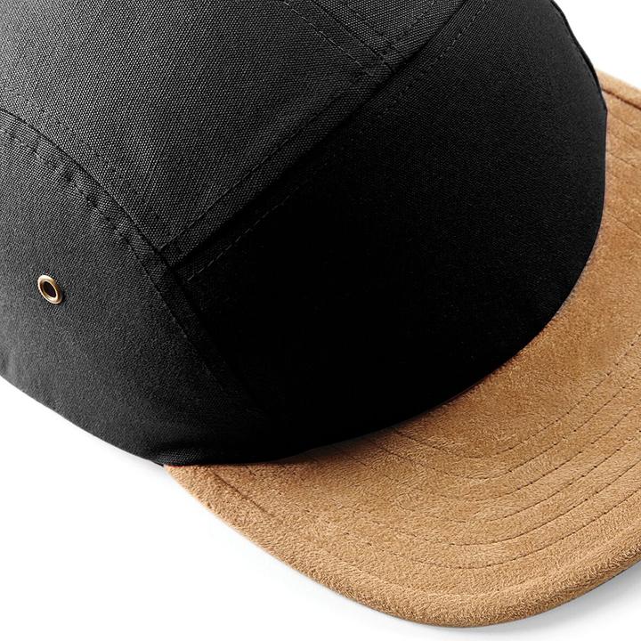 Actual product image Beechfield Baseball cap with faux suede peak (One size)