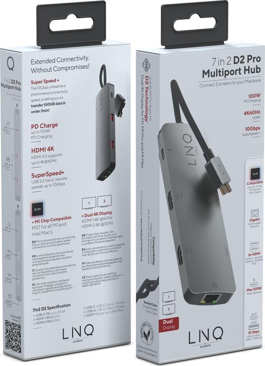 Produktbild LINQ Connects LQ48011 (USB-C, 7 Ports)