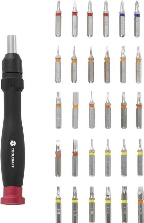 Image du produit Toolcraft Jeu d'embouts 31 pièces 809204 fente