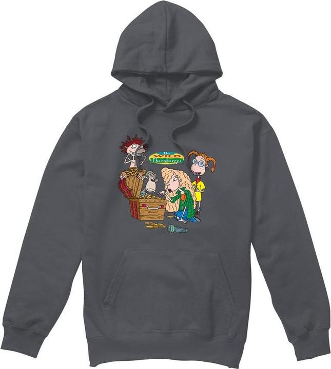 Immagine prodotto The Wild Thornberrys Treasure Hunt Felpa con Cappuccio Uomo (XL)