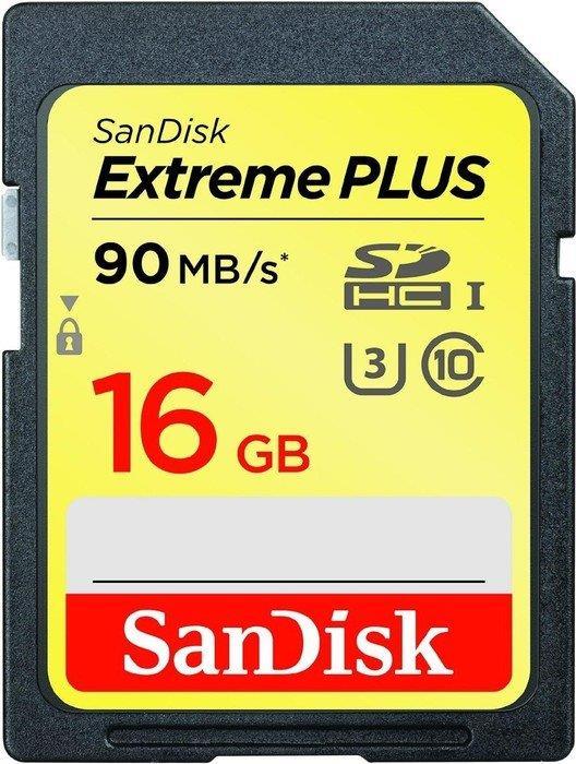 Immagine prodotto SanDisk Extreme Plus 2-Pack 16GB 90MB/s. UHS-I (16 GB, SDHC, U3, UHS-I)