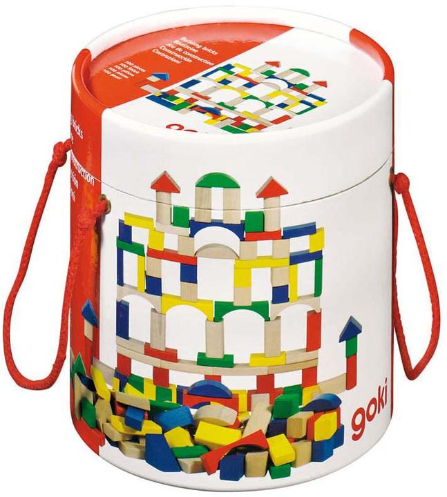 Actual product image Goki Holzbausteine in Ton-Farbe