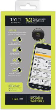 Tylt Tagz, Programmable NFC Stickers - 6x pieces