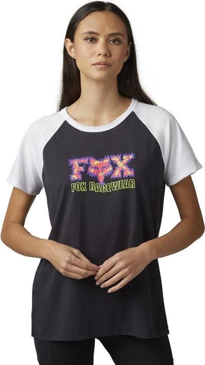 Fox Tee 23 Barb Wire Raglan Blk M (M)