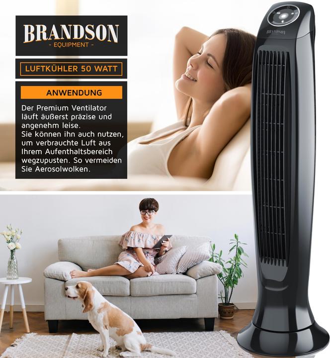 Immagine prodotto Brandson Ventilatore a torre (48 dB)