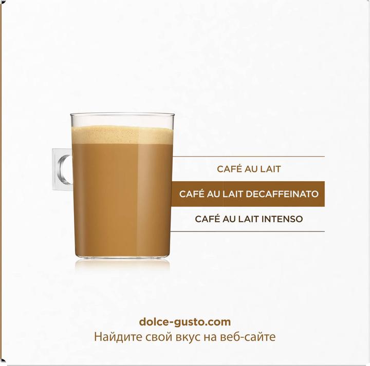 Actual product image Nescafé Dolce Gusto Café au lait Decaffeinato (16 x Port.)