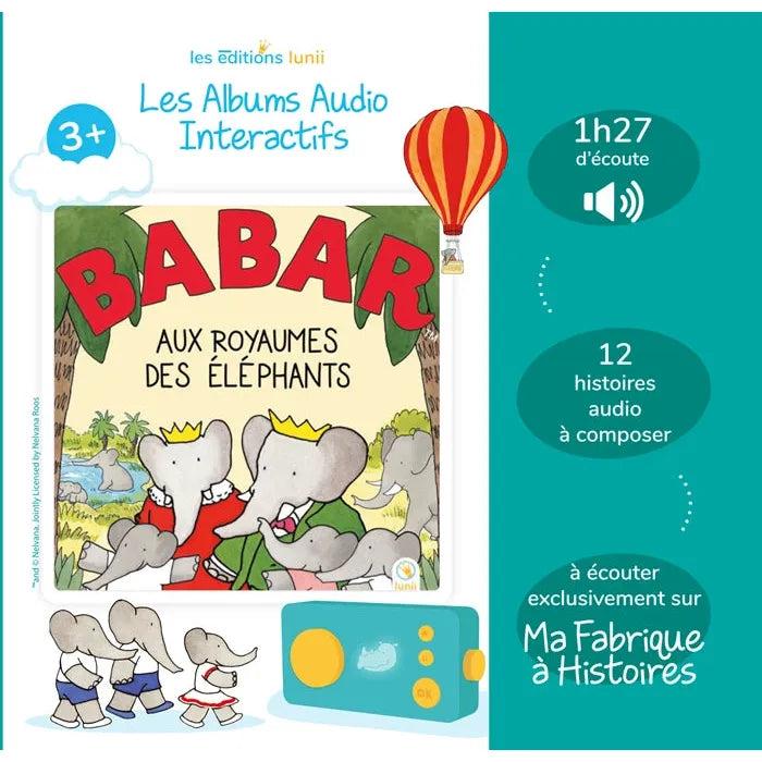 Immagine prodotto Lunii Album Audio Interactif Babar Aux Royaumes Des Elephants 3+ (Fr) (Francese)