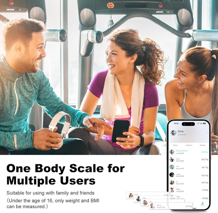 Actual product image Jeetif Body composition monitor (180 kg)