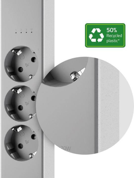 Produktbild Hombli smarte Steckdosenleiste (3 x, USB-A, USB-C, 1.50 m)