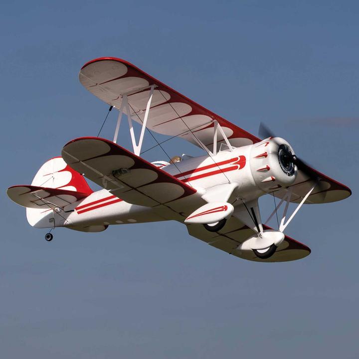 Image du produit E-Flite FLUGZEUG WACO White 550mm EP BNF UMX mit AS3X & SAFE Select (Multi moteur)