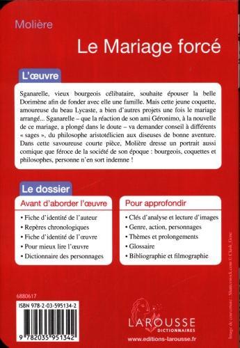 Produktbild Le mariage forcé (Französisch, Molière, 2018)