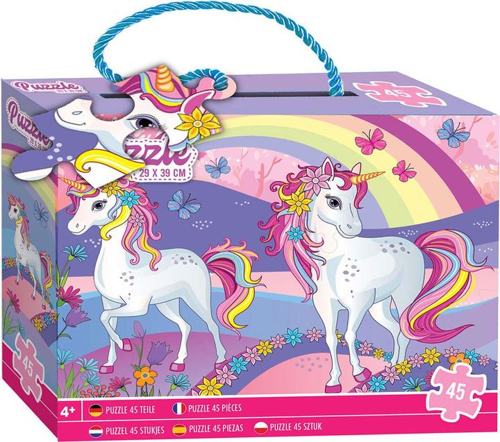Actual product image Grafix Unicorn jigsaw puzzle, 45 pieces. (45 pieces)