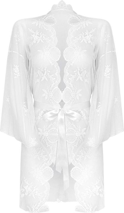 Productafbeelding Christine Le Duc SpitzenKimonoSet Blume Weiss (XL)