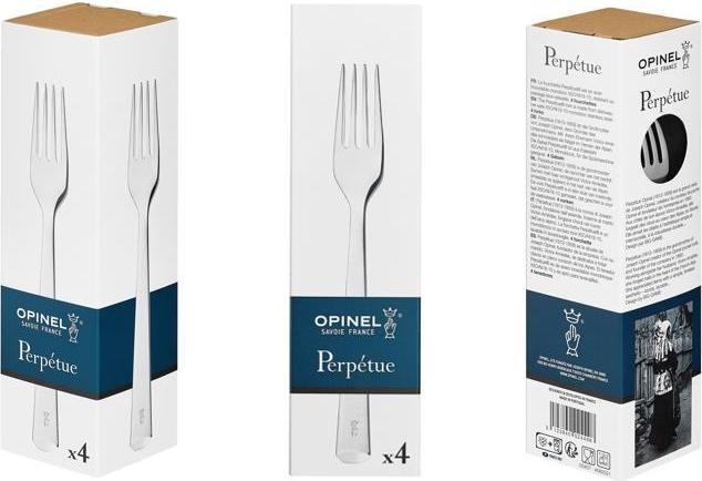 Actual product image Opinel Perpétue Box 4 forks (4 Piece, Pitchfork)