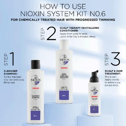Actual product image Nioxin Scalp Treatment for System 6 (100 ml)