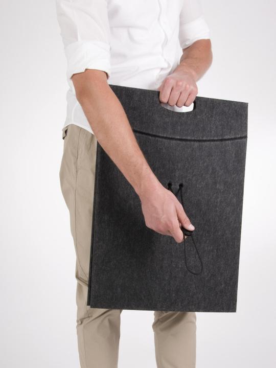 Produktbild Kretho Falthocker Takeoseat Dunkelgrau