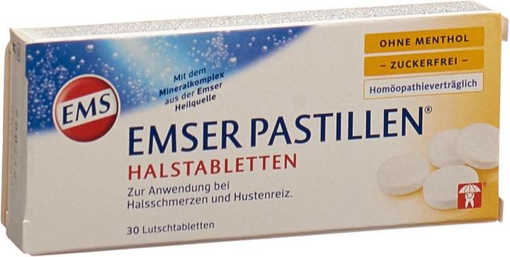 Emser Pastillen zuckerfrei ohne Menthol (30 Stück)