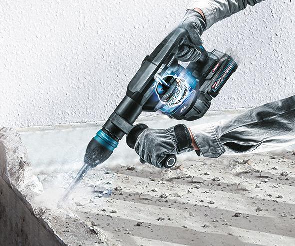 Actual product image Makita 40V max. cordless breaker HM001GM201 (Rechargeable battery operated, 40 V)